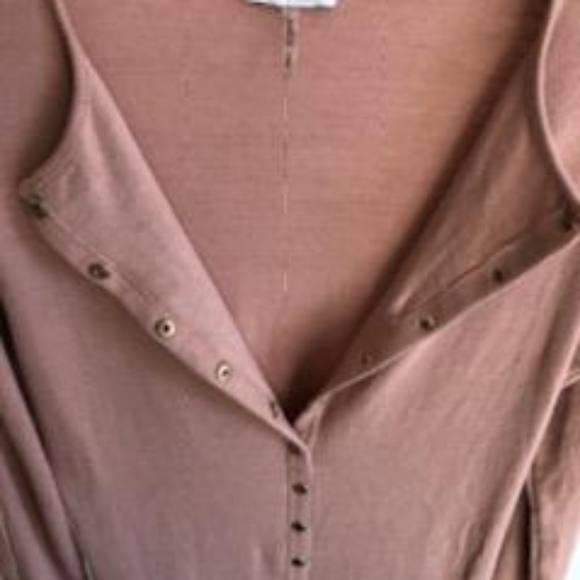 Muave Maxi dress with buttons - Picture 5 of 8